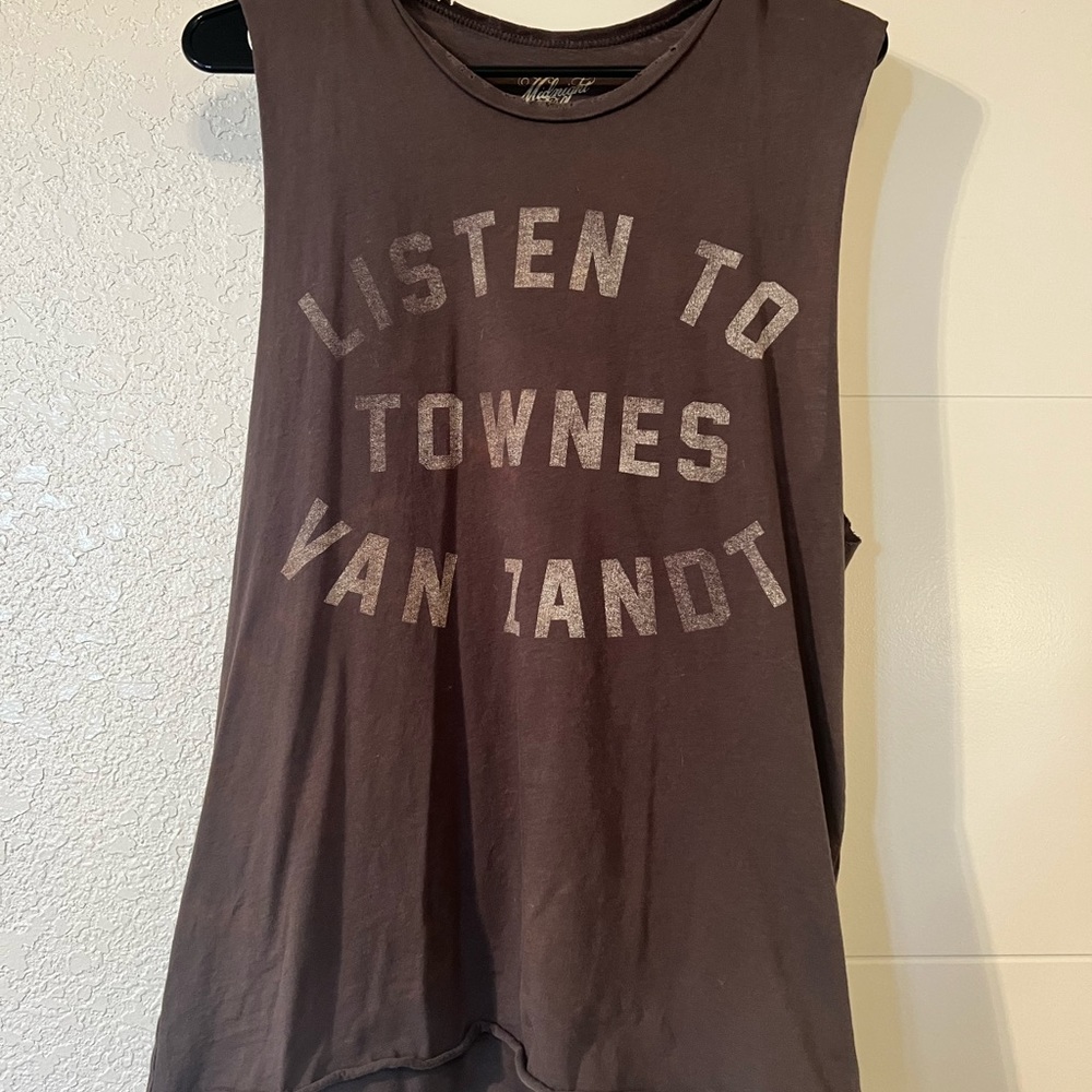 Midnight Rider Townes Van Zandt Muscle Tee